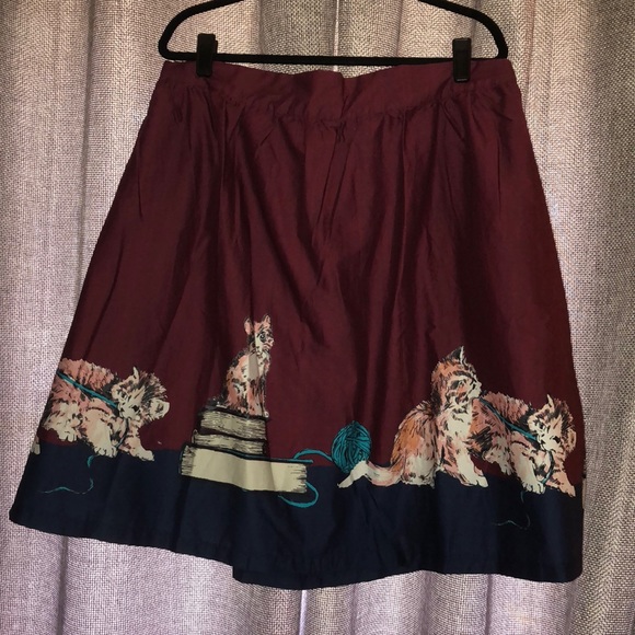 modcloth cat skirt